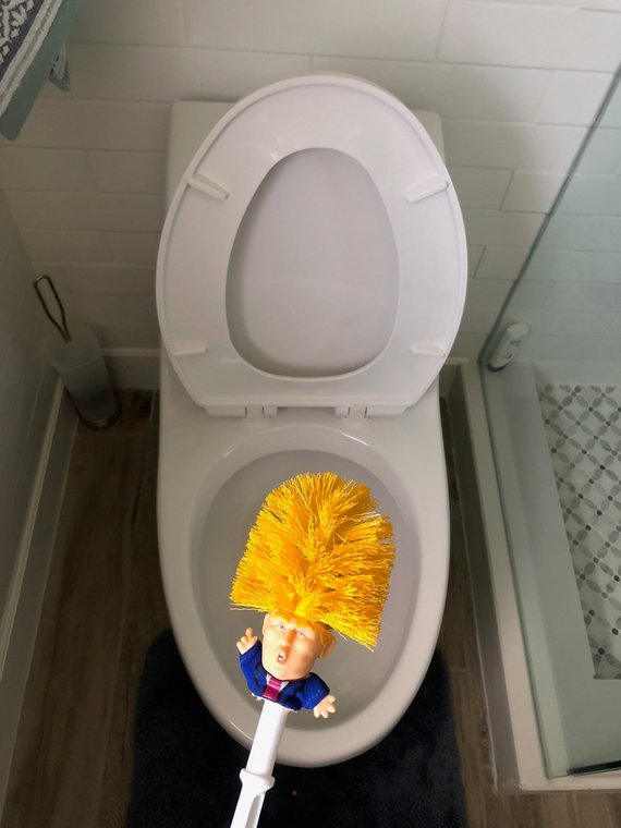 Donald Trump Toilettenbürste