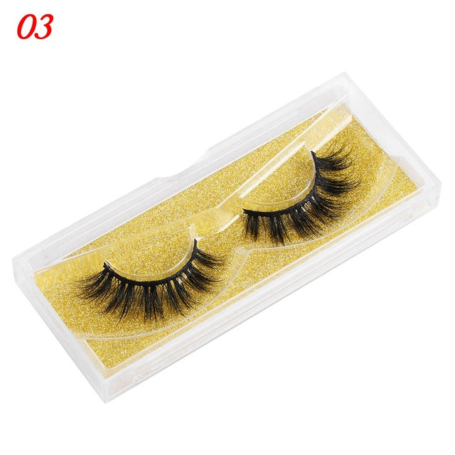 Nerz-Wimpern- flauschige falsche Wimpern