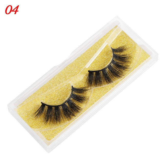 Nerz-Wimpern- flauschige falsche Wimpern