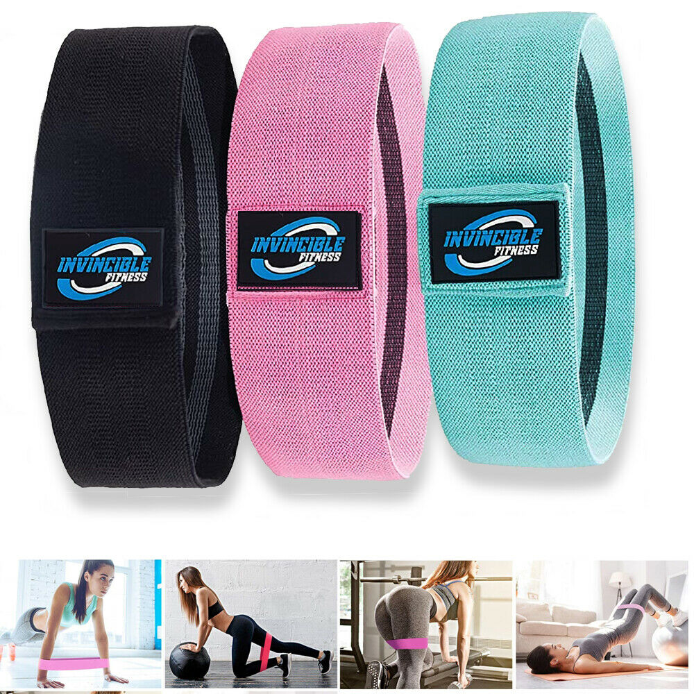 Workout Resistance Bands Loop Set für Fitness, Yoga, Beine und Po-Training
