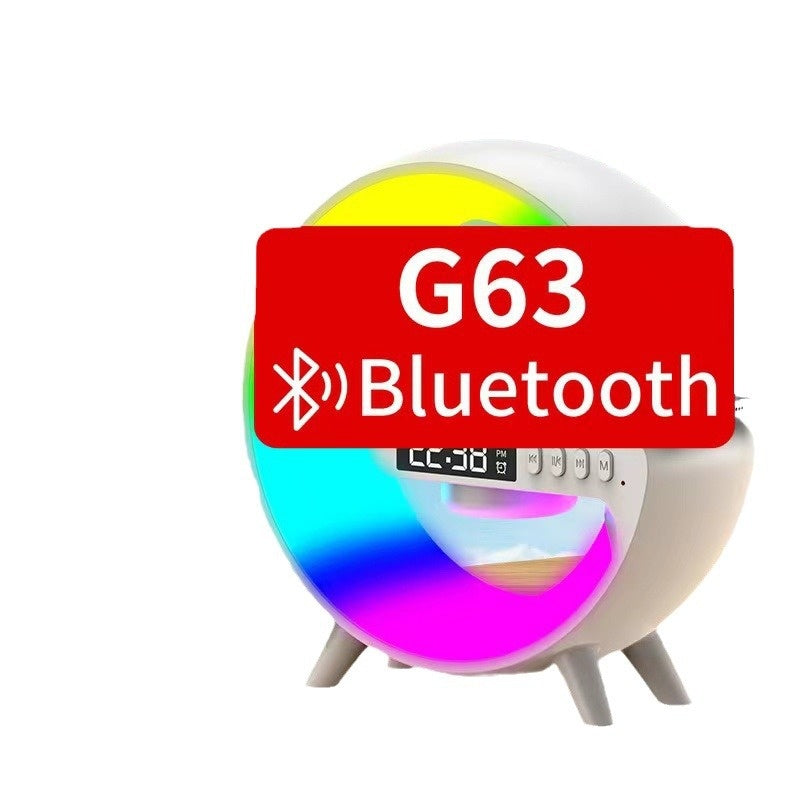 Großer G-Bluetooth-Lautsprecher mit Licht Uhr