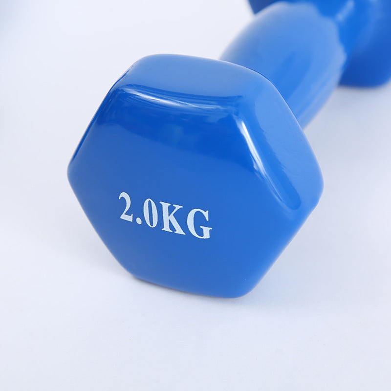 Farbige Fitness-Hanteln