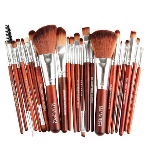 22-teiliges Kosmetik-Make-up-Pinselset