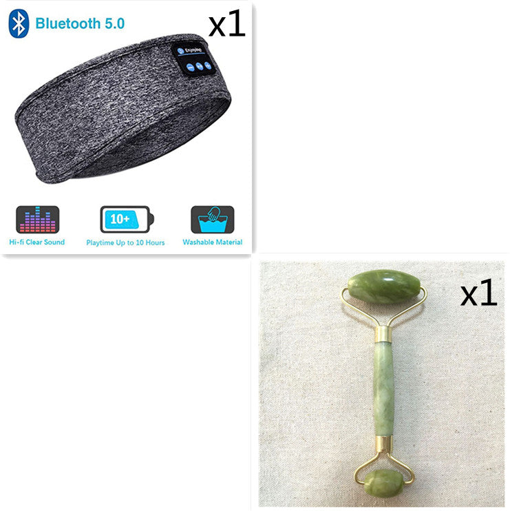 Kabellose Bluetooth-Schlafkopfhörer und Augenmaske