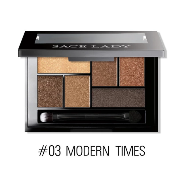 Makeup Palette mit 6 intensiven Farben - langanhaltend