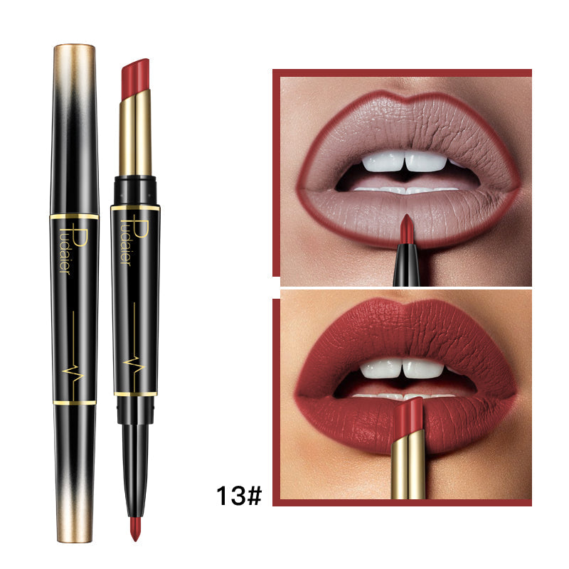 Doppelter Lippenstift-Lipliner