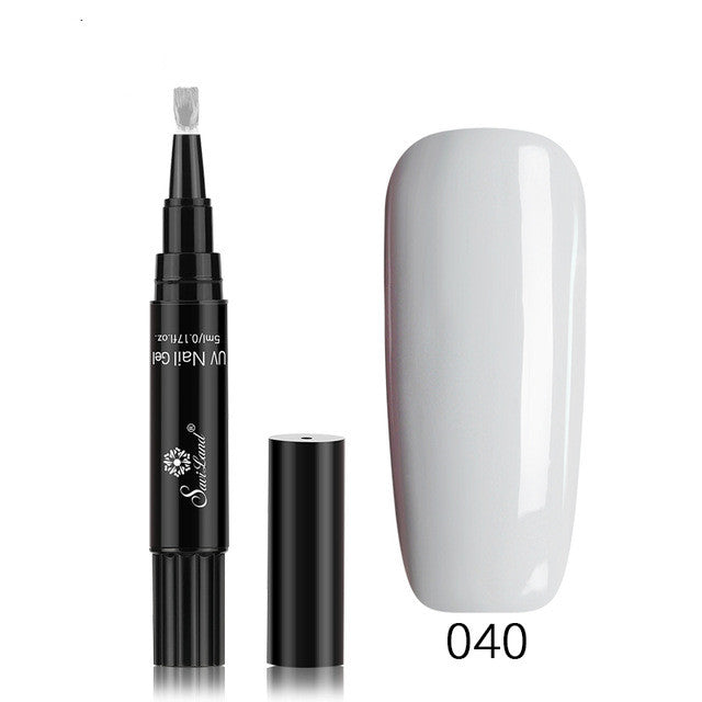 3-in-1 Gel-Nagellackstift mit Glitzer