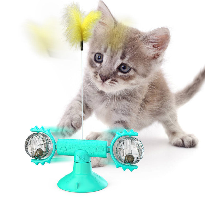 Katzen-Dreh-Windmühlen-Multifunktions-Spielzeug