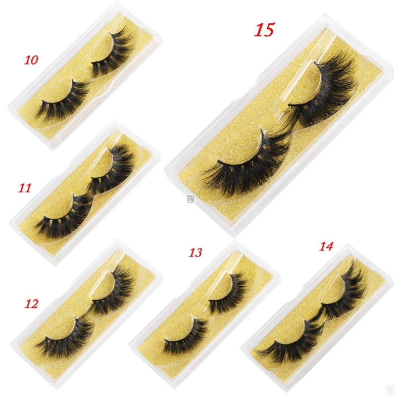 Nerz-Wimpern- flauschige falsche Wimpern