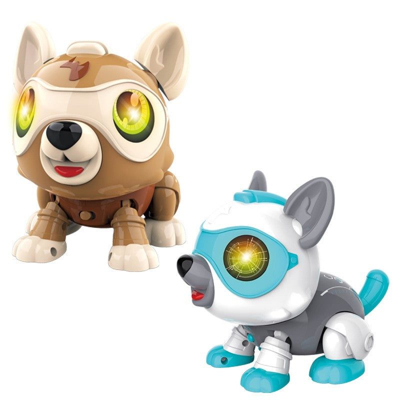 Elektronischer Roboterhund mit sprachgesteuerter und berührungssensitiver Technologie