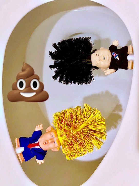Donald Trump Toilettenbürste