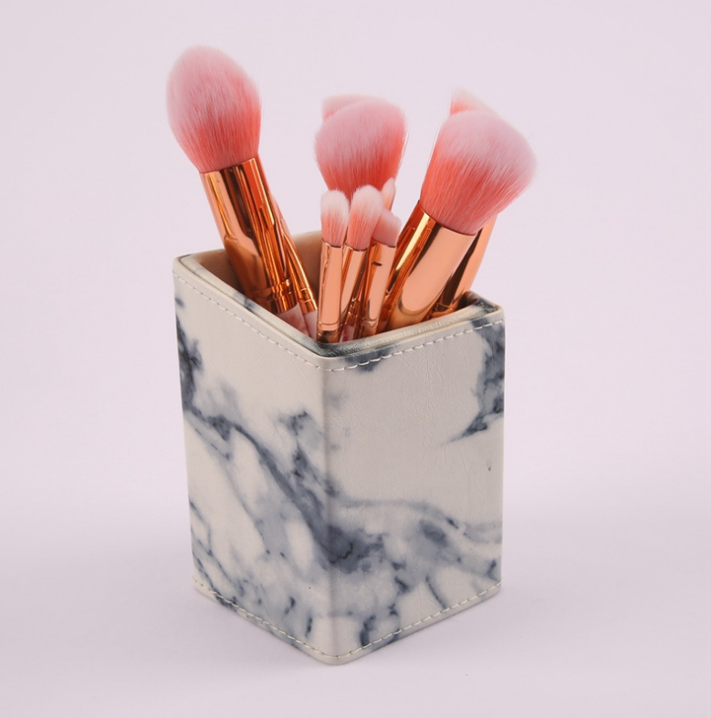 10 Marmor-Make-up-Pinselsets