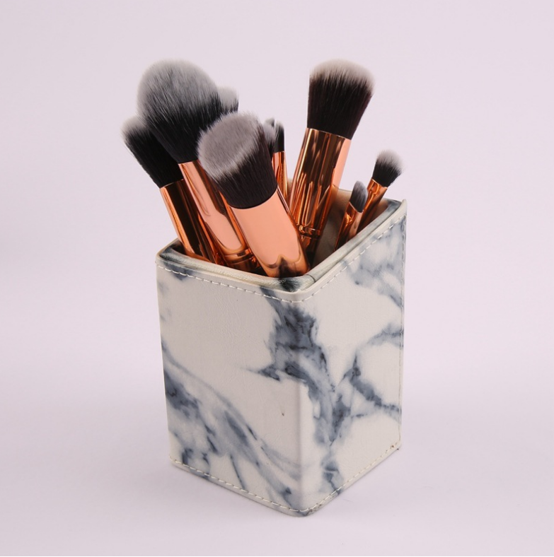 10 Marmor-Make-up-Pinselsets