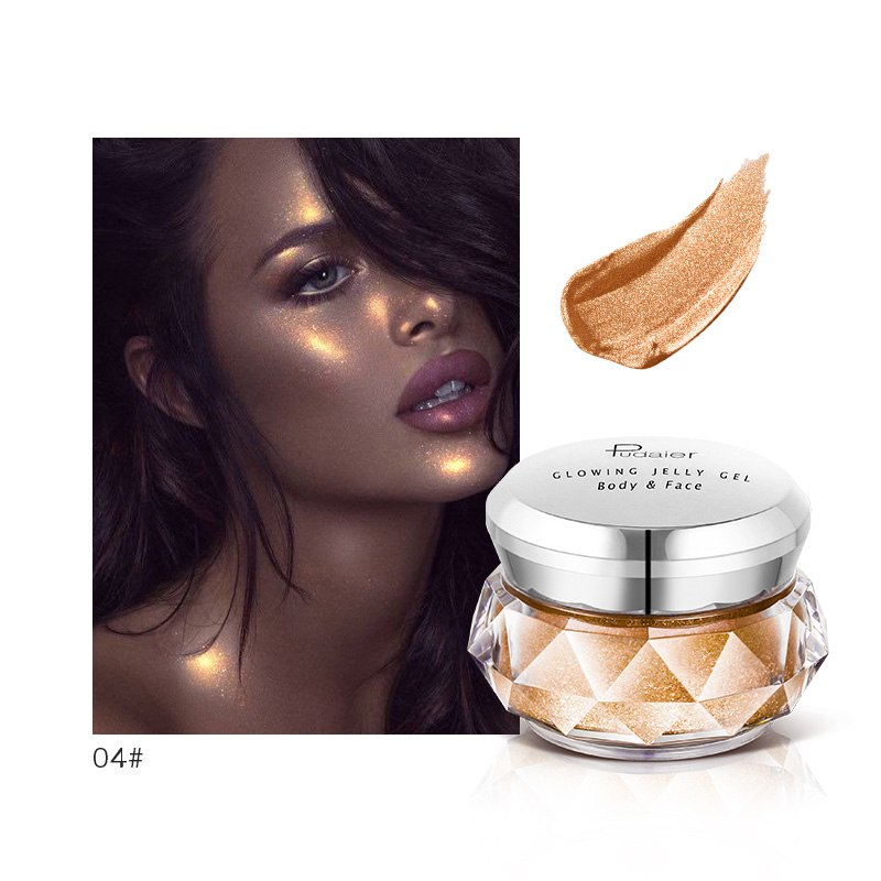 Lidschatten Glanz Festival-Make-up- Highlightet Bronzer