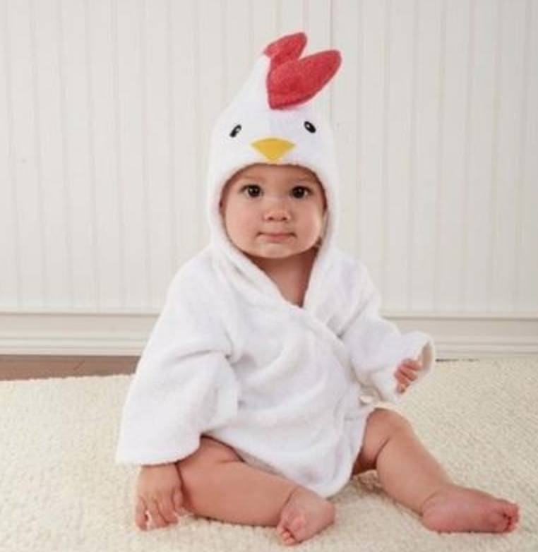 Karikatur niedliche Tiermodellierung Baby Badetücher Baby Bademäntel Baumwolle Kinder Bademäntel Baby Kapuze