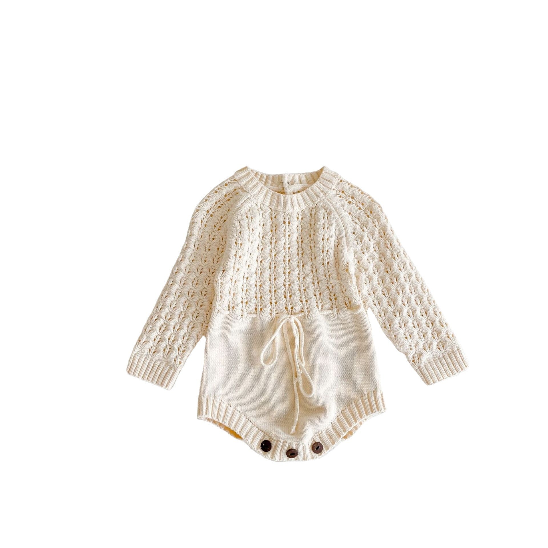 Mädchen Baby gestrickt Hohle Taille