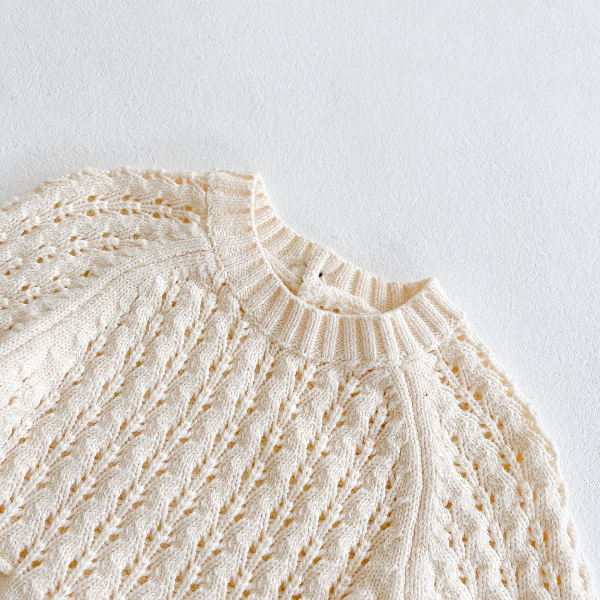 Mädchen Baby gestrickt Hohle Taille