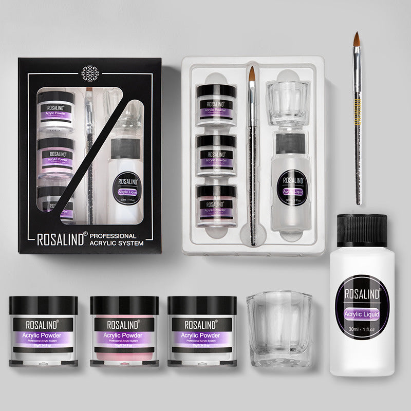 Nagelpuder Acryl-System-Set Professionell für Anfänger