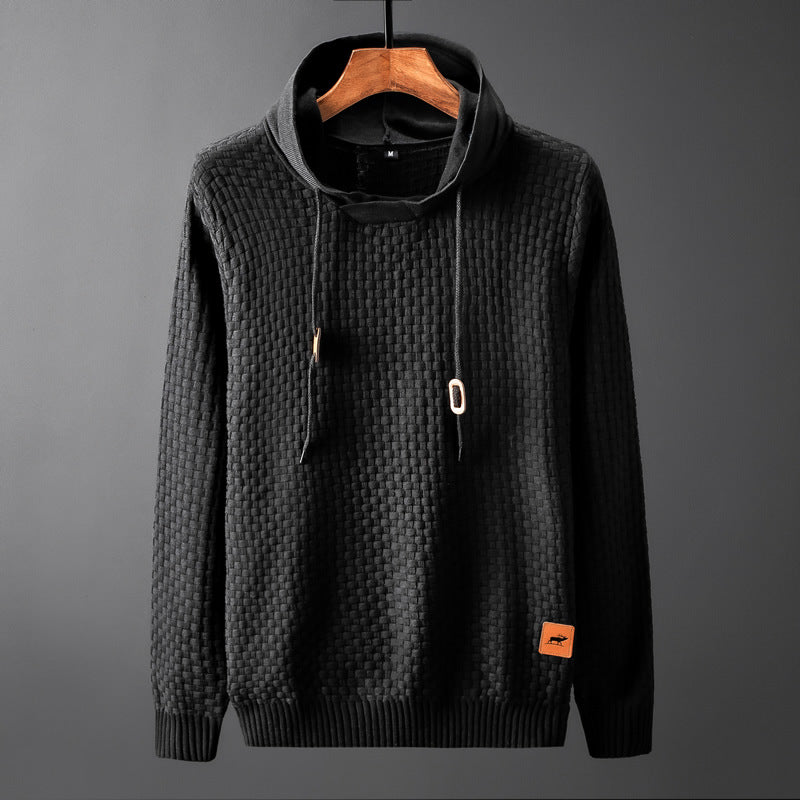 Herren-Pullover mit Kapuze