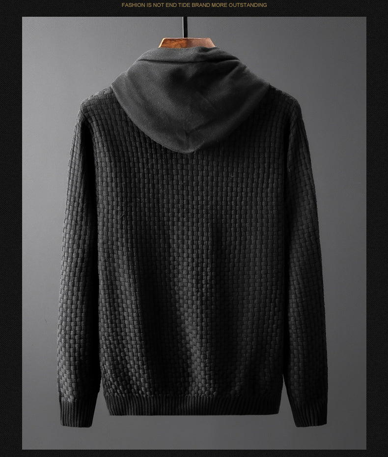 Herren-Pullover mit Kapuze