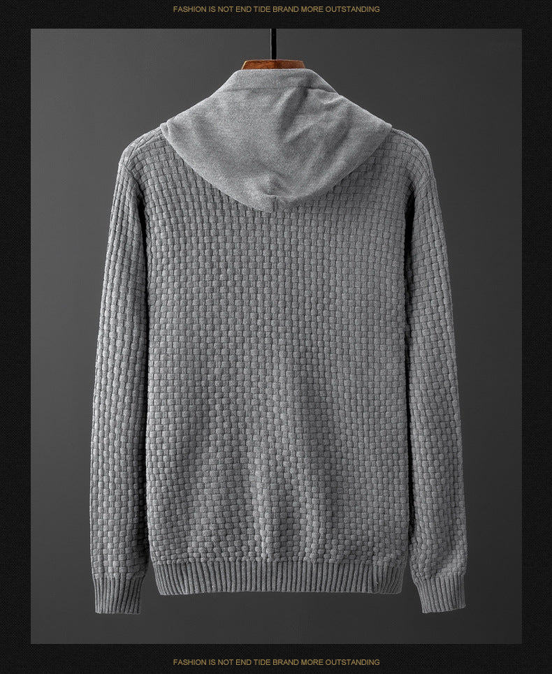 Herren-Pullover mit Kapuze