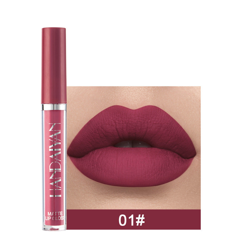 Matte Lipgloss ohne Anhaften