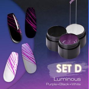 Leuchtendes Spinnennagelgel UV-Nagellack