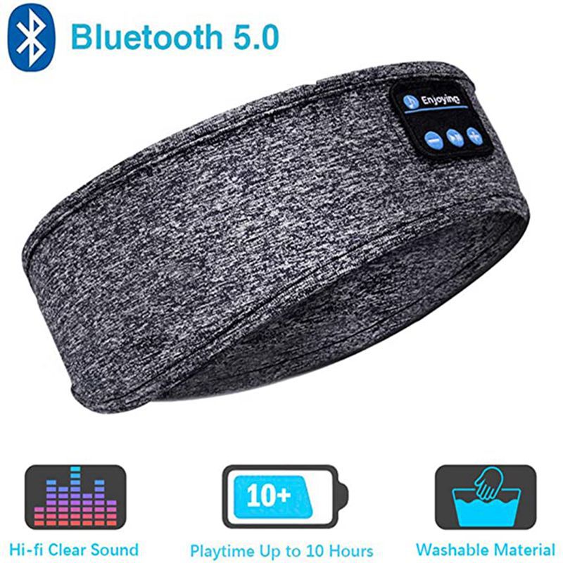 Kabellose Bluetooth-Schlafkopfhörer und Augenmaske