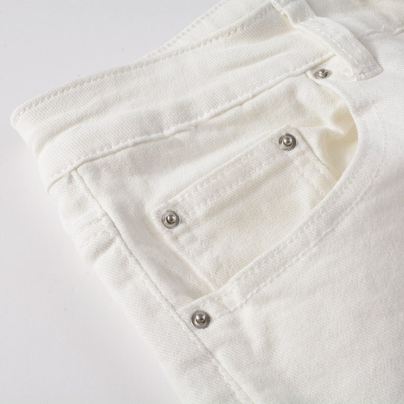 Damen High Street Zerrissene Stretch-Slim-Jeans