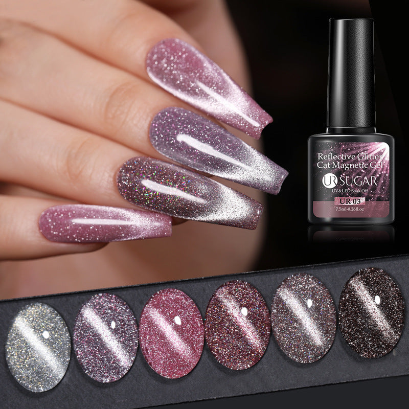 Extrem Glitzernde -Katzenaugen-Gel-Nagellack