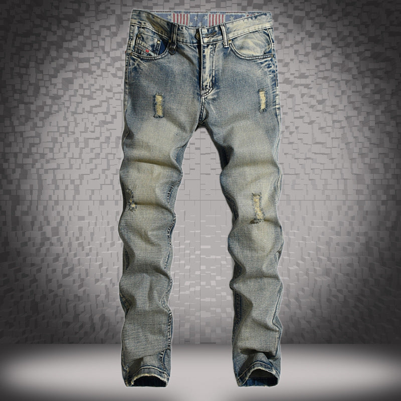 Modische zerrissene Jeans für Männer