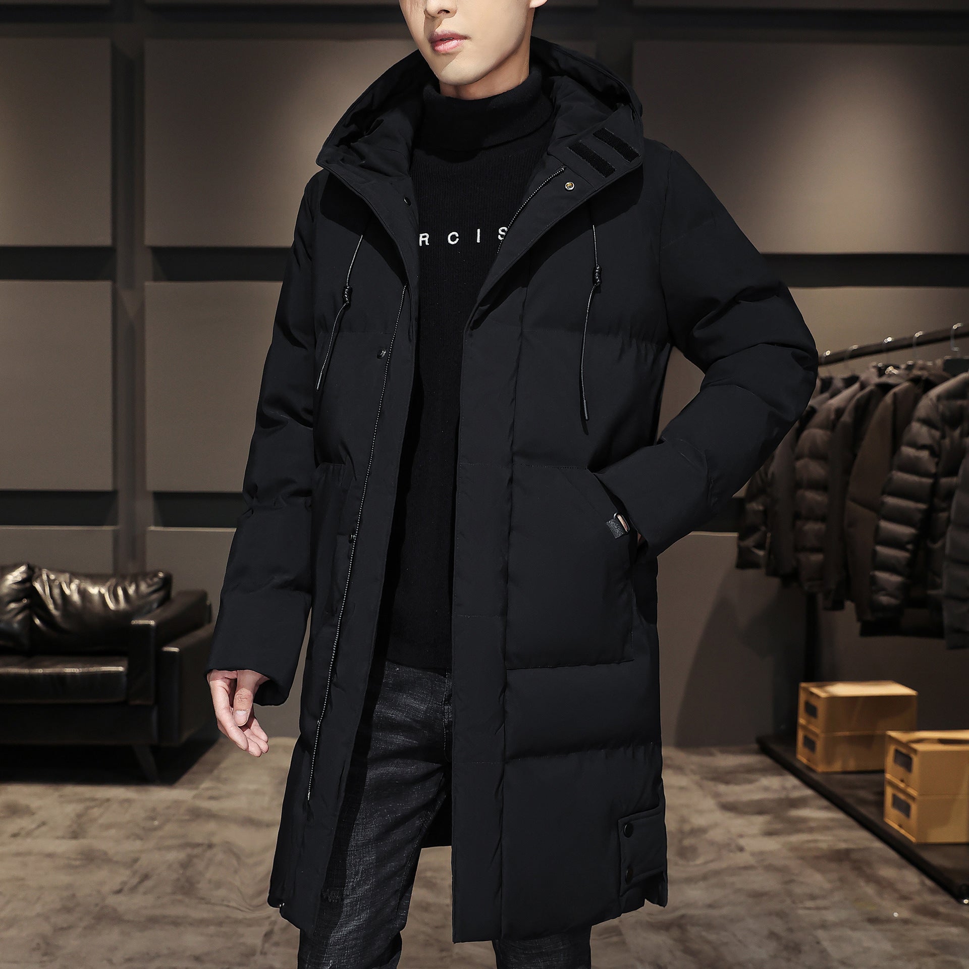 Herren Winter Baumwollmäntel