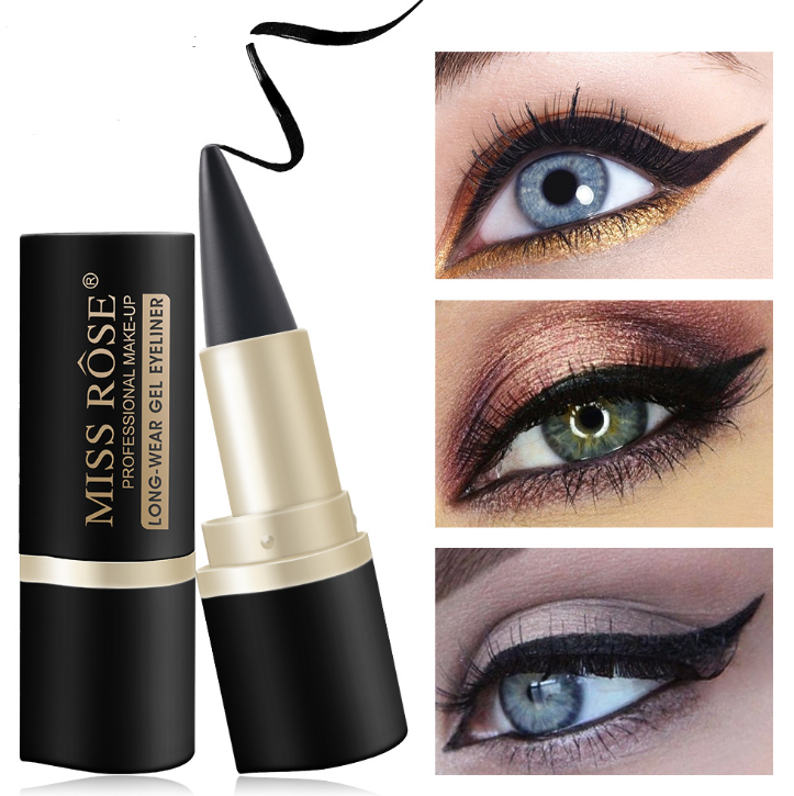 Wasserdichter schwarzer Eyeliner in flüssiger Form