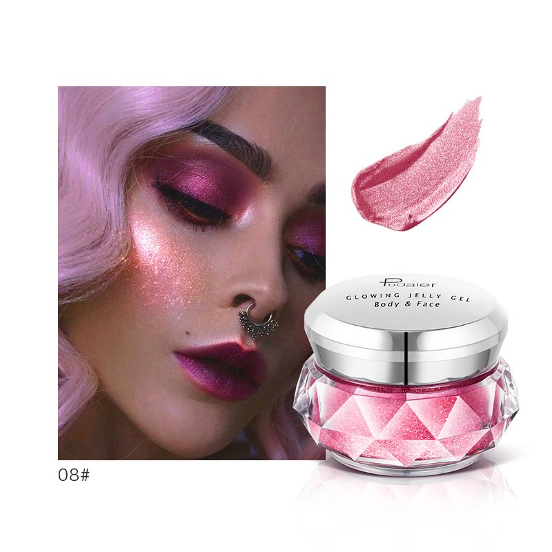Lidschatten Glanz Festival-Make-up- Highlightet Bronzer