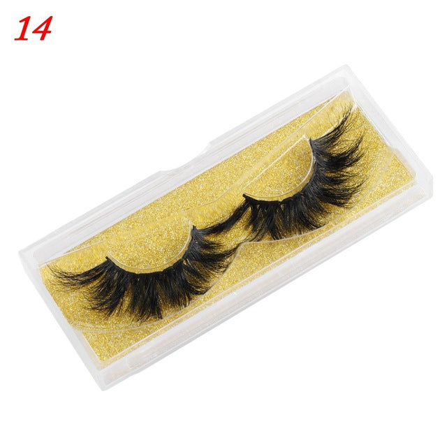Nerz-Wimpern- flauschige falsche Wimpern