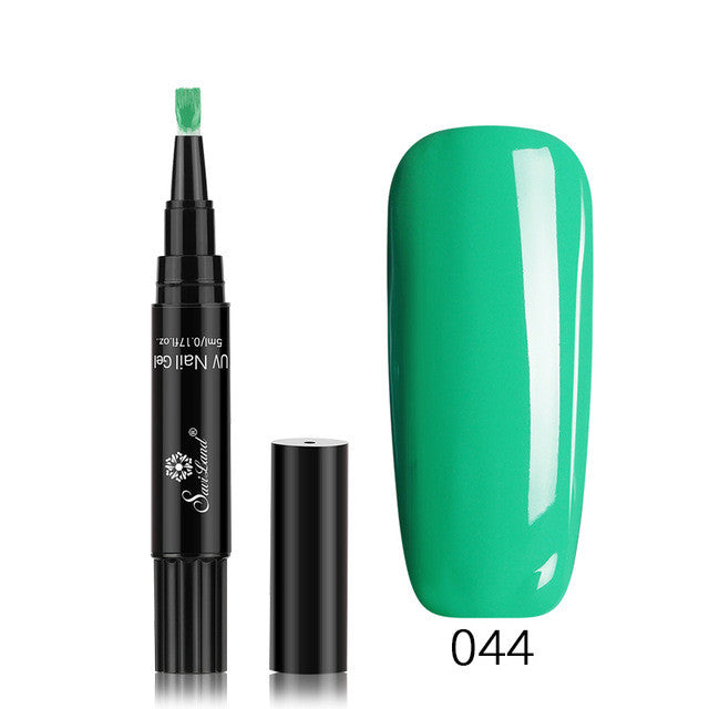 3-in-1 Gel-Nagellackstift mit Glitzer