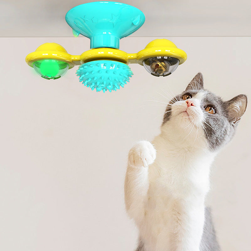 Katzen-Dreh-Windmühlen-Multifunktions-Spielzeug