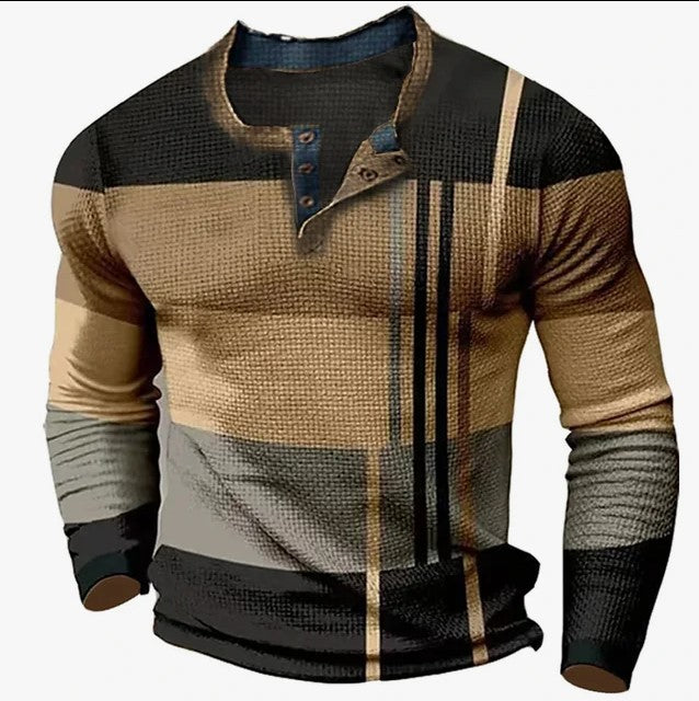 Langarm-T-Shirt für Herren