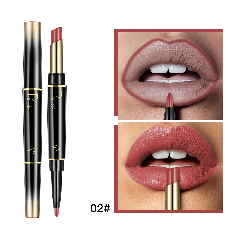 Doppelter Lippenstift-Lipliner