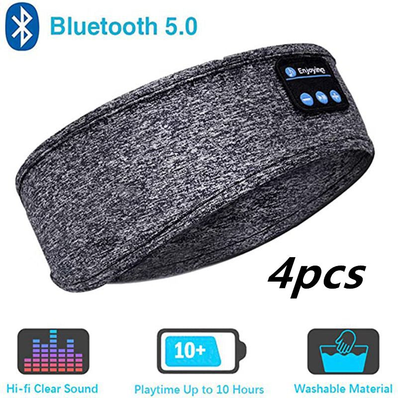 Kabellose Bluetooth-Schlafkopfhörer und Augenmaske