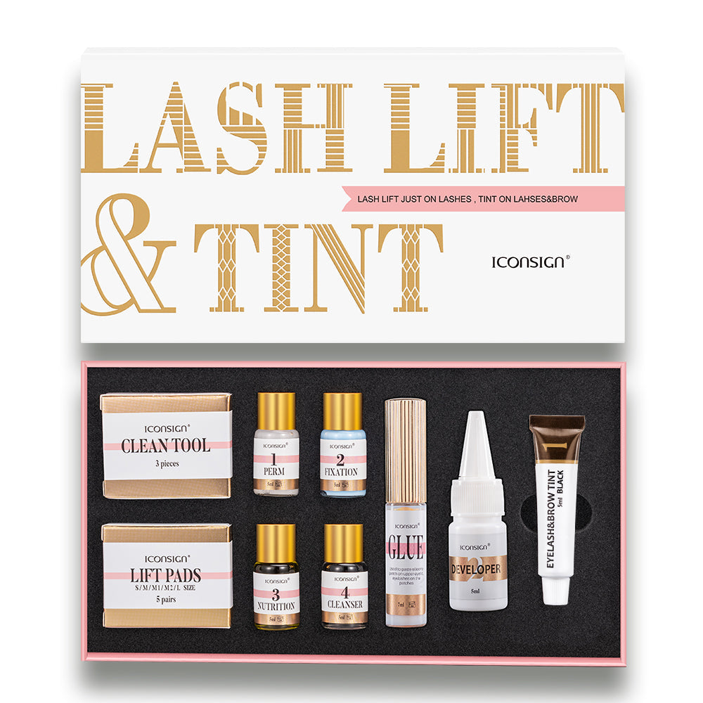 ICONSIGN Wimpernlifting Augenbrauenfärbe- und Wimpernpermanent-Set