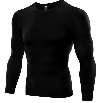Langärmliges Kompressionsshirt für Männer