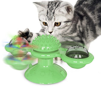 Katzen-Dreh-Windmühlen-Multifunktions-Spielzeug