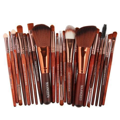 22-teiliges Kosmetik-Make-up-Pinselset