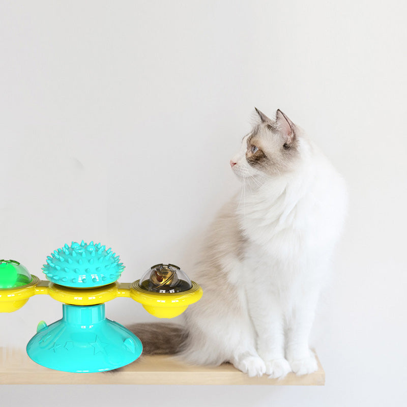 Katzen-Dreh-Windmühlen-Multifunktions-Spielzeug