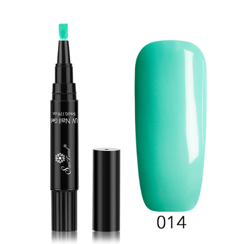 3-in-1 Gel-Nagellackstift mit Glitzer
