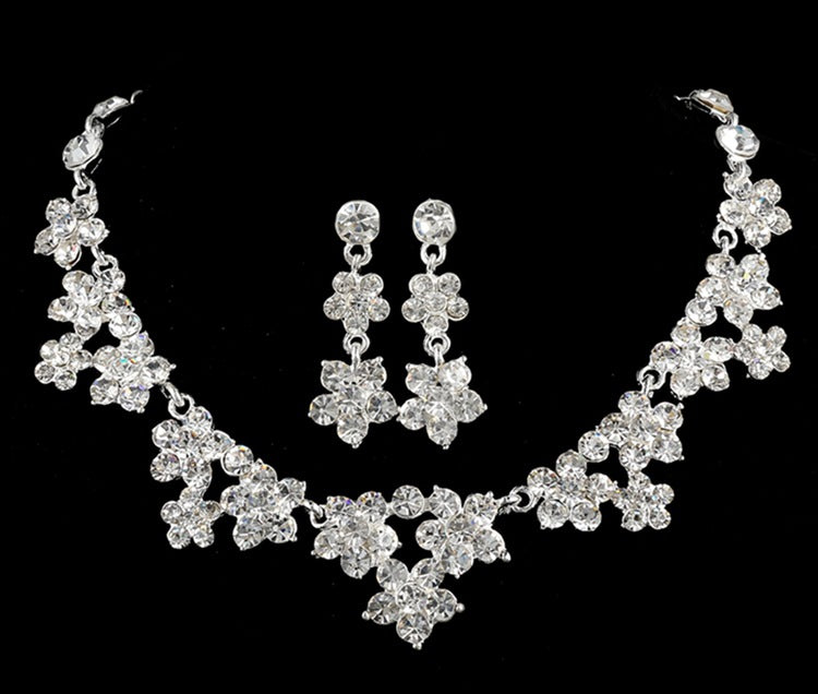 Kristallhalsketten-Set