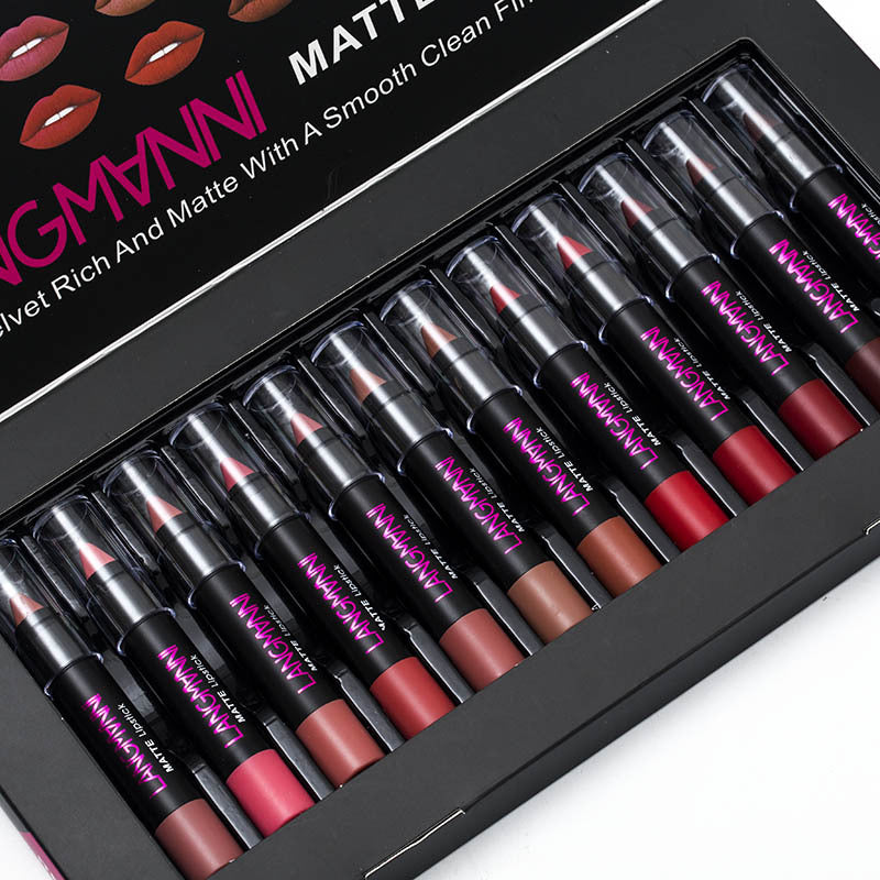 12 Lippenstift Set