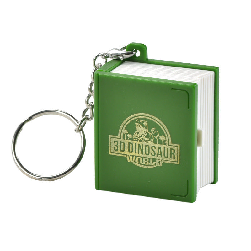3D Dinosaurier Buch Schlüsselanhänger