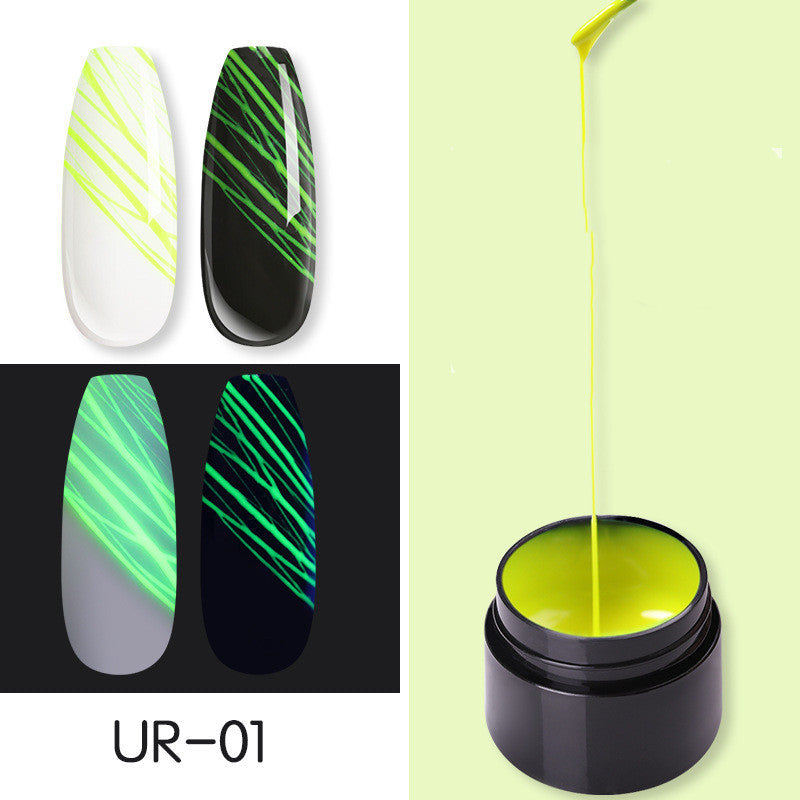 Leuchtendes Spinnennagelgel UV-Nagellack